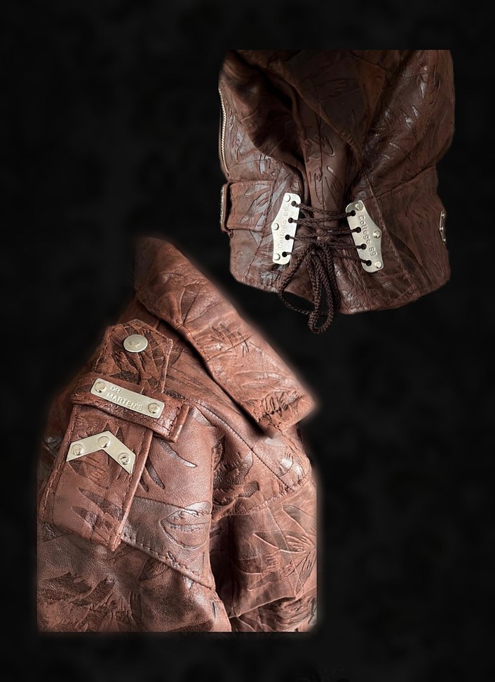 Vintage Deri Ceket - Görsel 3