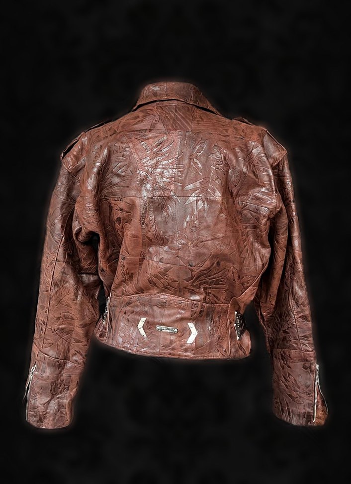 Vintage Deri Ceket - Görsel 2