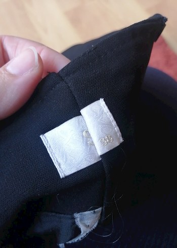 Siyah Uzun Kadın Etek kalem setrms - Görsel 6