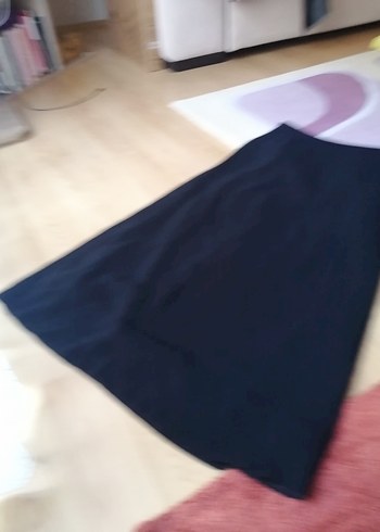 Siyah Uzun Kadın Etek kalem setrms - Görsel 2