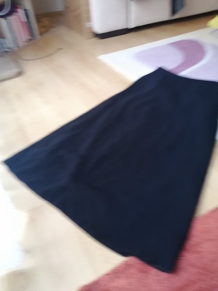 Siyah Uzun Kadın Etek kalem setrms - Görsel 2