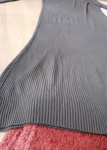 Haki Kadın Uzun Kollu Uzun Elbise - Görsel 2