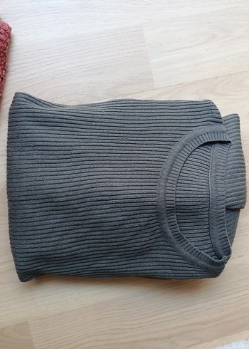 Haki Kadın Uzun Kollu Uzun Elbise - Görsel 4