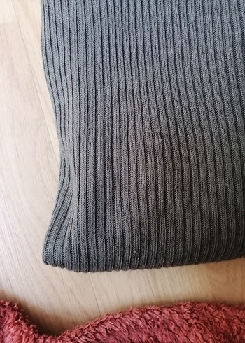 Haki Kadın Uzun Kollu Uzun Elbise - Görsel 6