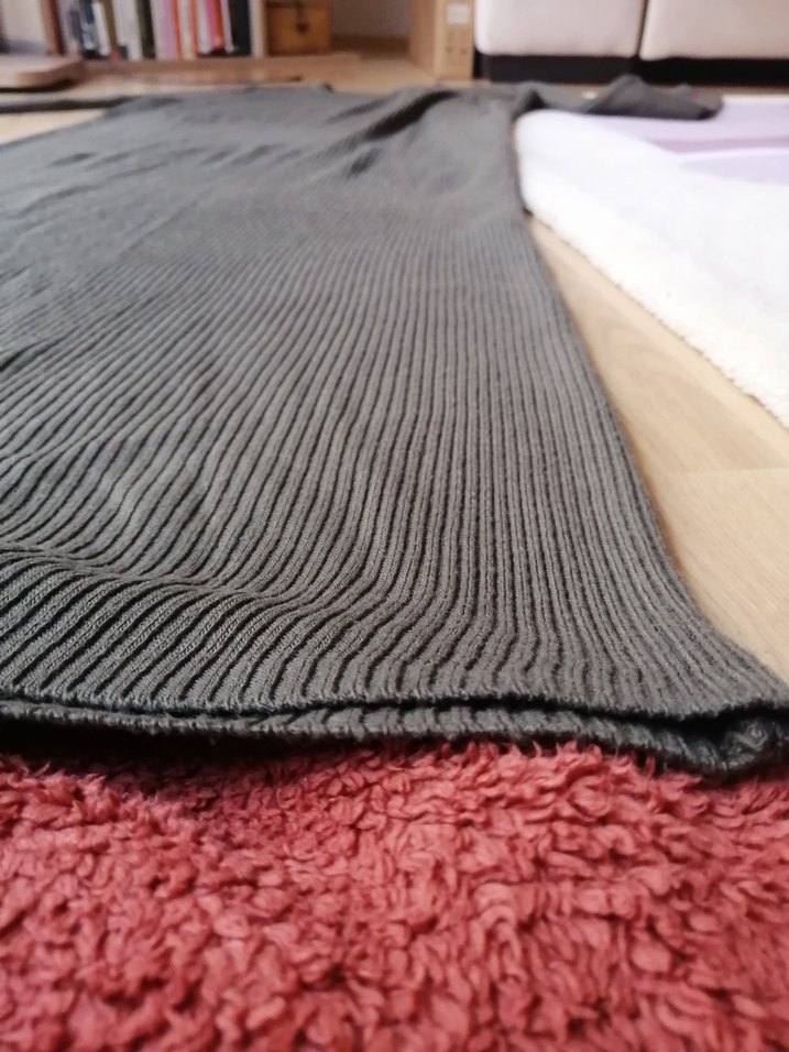 Haki Kadın Uzun Kollu Uzun Elbise - Görsel 3