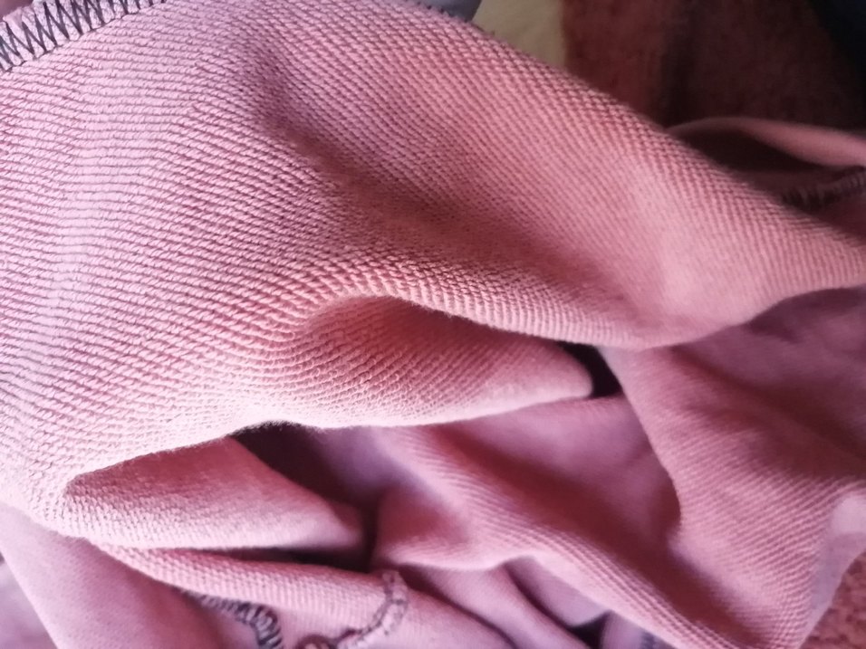 Kızlar için Pembe somon Bisiklet Yaka Sweatshirt - Görsel 4