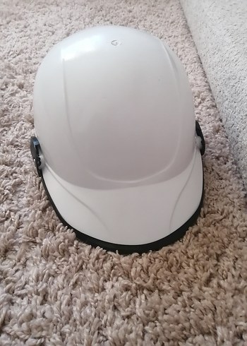 Beyaz Minimalist Motosiklet jokey scooter bisiklet Kaskı - Görsel 5