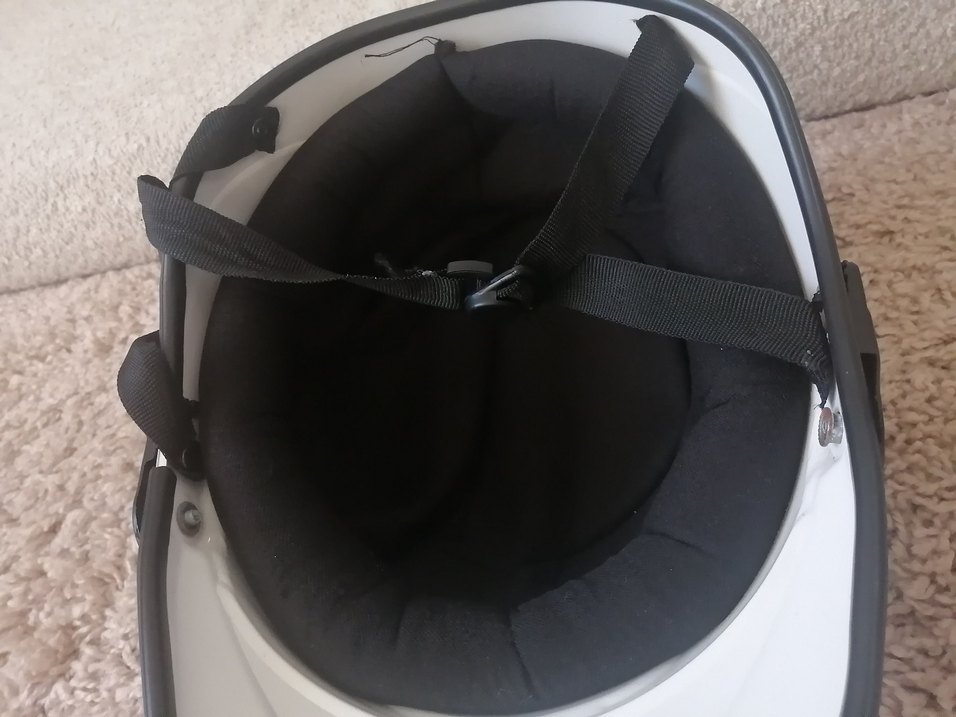 Beyaz Minimalist Motosiklet jokey scooter bisiklet Kaskı - Görsel 3