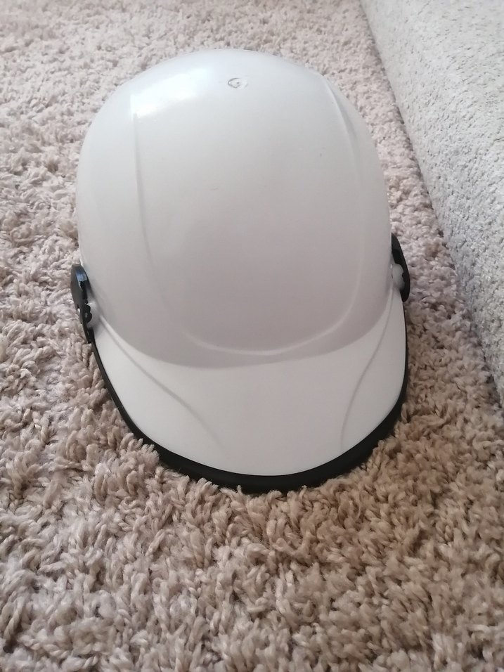 Beyaz Minimalist Motosiklet jokey scooter bisiklet Kaskı - Görsel 5