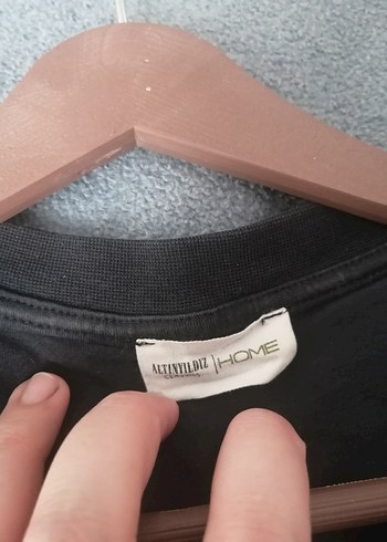 Düğmeli Siyah Erkek pijama üstü altınyıldız classiks - Görsel 5