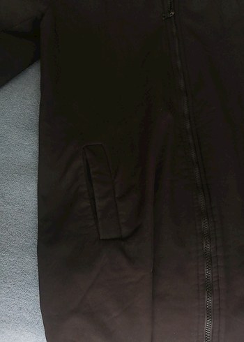 Siyah Uzun Kadın Kaban mont parka mihrinisa - Görsel 6