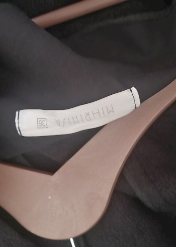 Siyah Uzun Kadın Kaban mont parka mihrinisa - Görsel 4