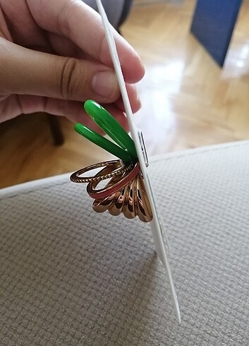  Beden H&m hm h-m yüzük seti. Altın 
