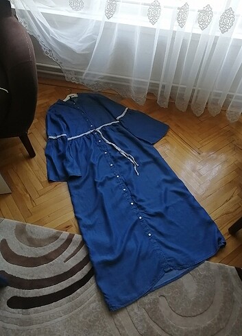 Diğer Tensel kot denim neways elbise ferace