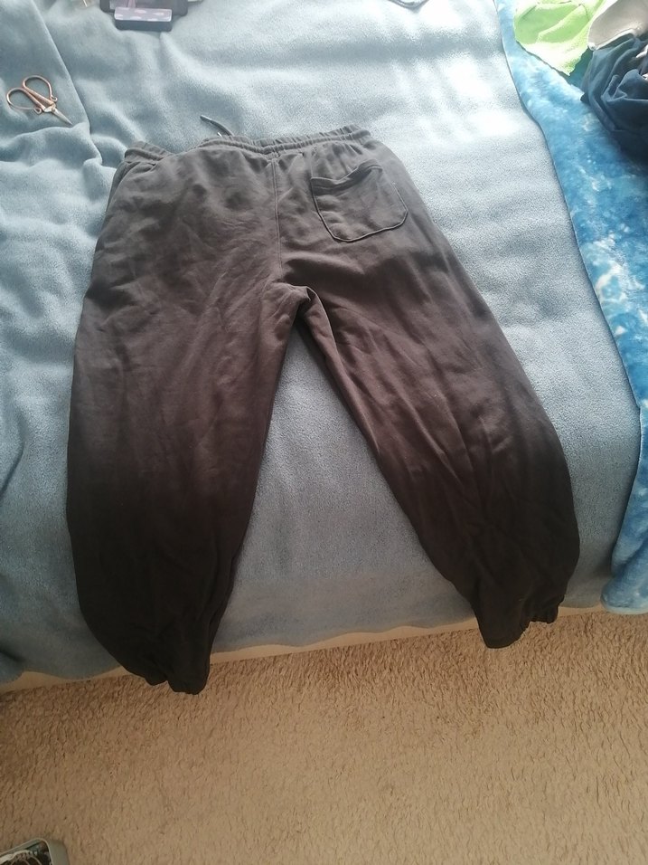 Gri Erkek Rahat Kesim Pantolon jogger eşofman - Görsel 3