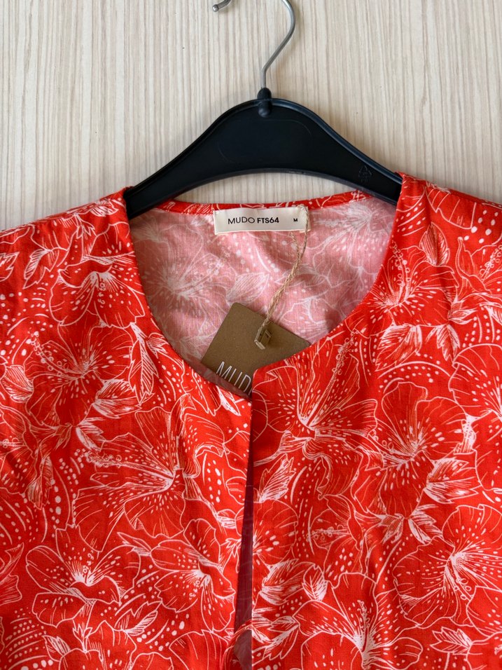 Bağcıklı Kısa Kol Bluz - Görsel 3