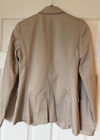 Bej Düğmeli Kadın Blazer Ceket - Görsel 2