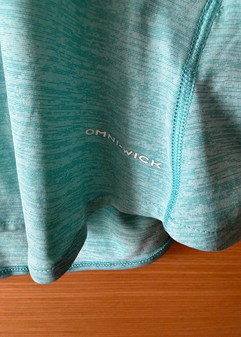 Colombia Turkuaz V Yaka Kadın Spor Tişörtü - Görsel 4