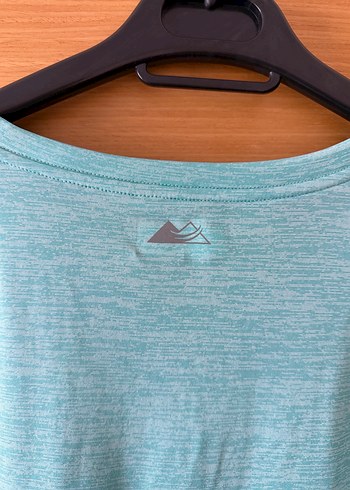 Colombia Turkuaz V Yaka Kadın Spor Tişörtü - Görsel 5