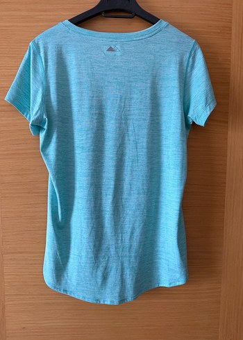 Colombia Turkuaz V Yaka Kadın Spor Tişörtü - Görsel 2