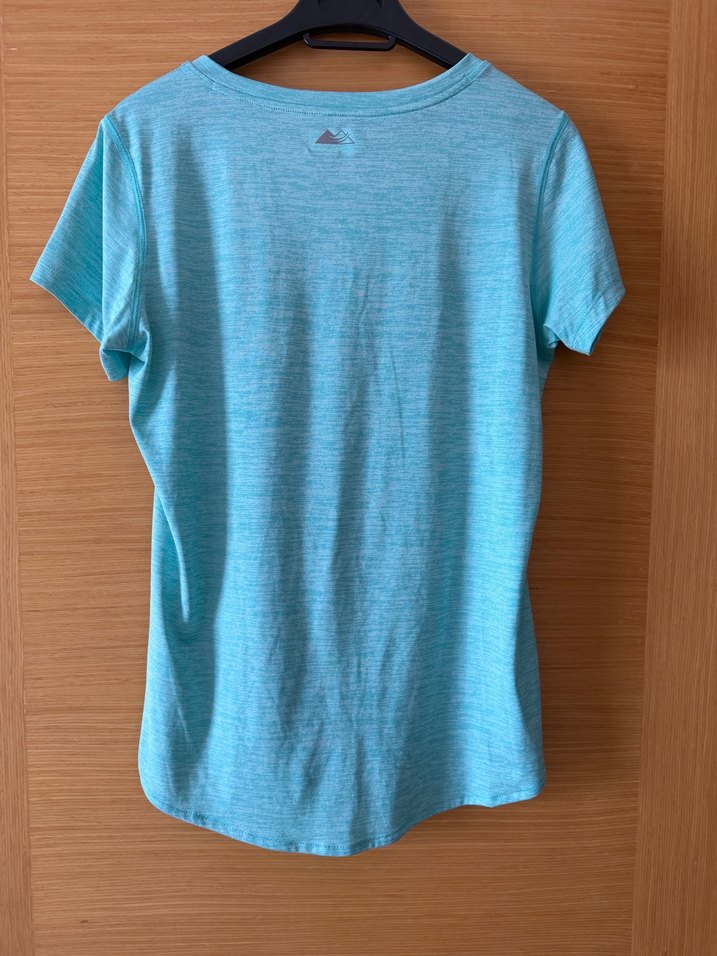 Colombia Turkuaz V Yaka Kadın Spor Tişörtü - Görsel 2