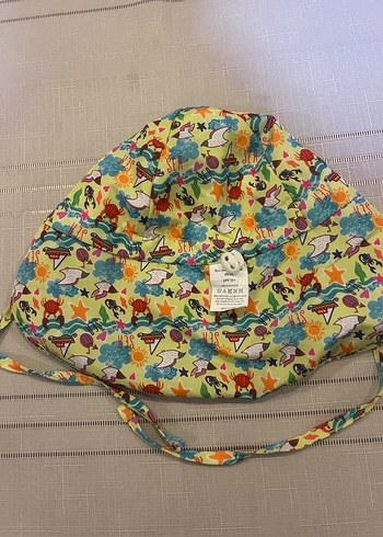 Renkli Desenli çocuk bebek deniz şapkası - Görsel 3