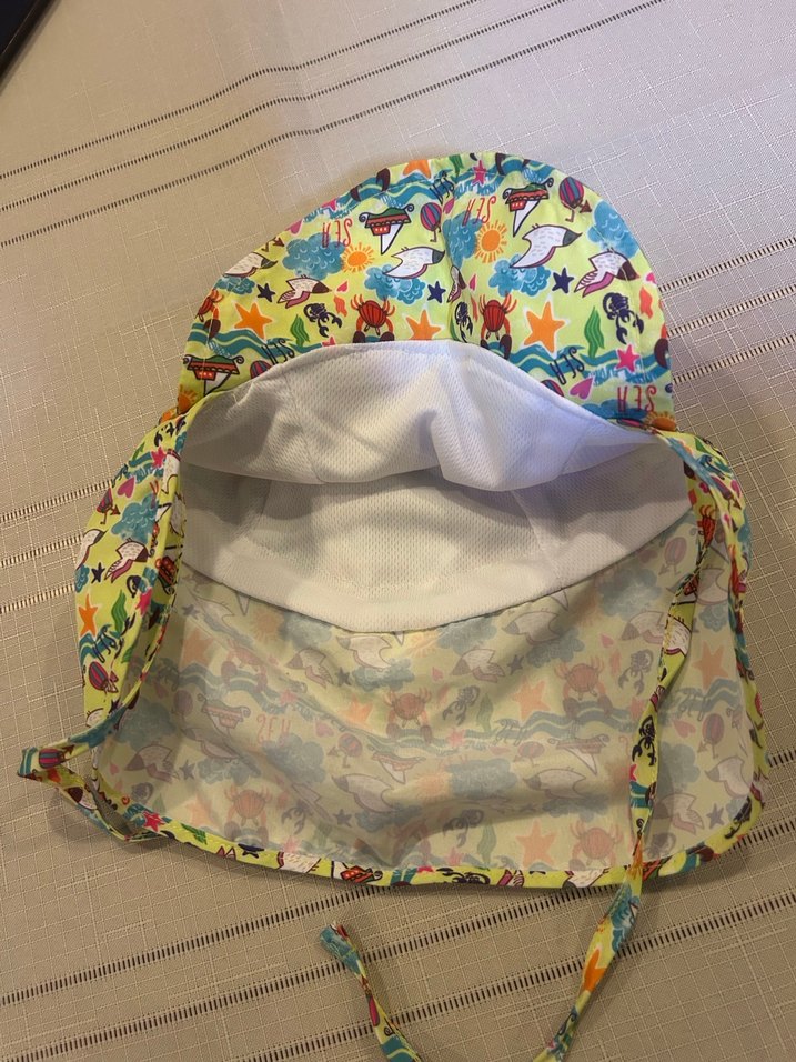 Renkli Desenli çocuk bebek deniz şapkası - Görsel 4