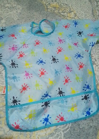 Renkli Batik Desenli Bebek Önlüğü - Görsel 3