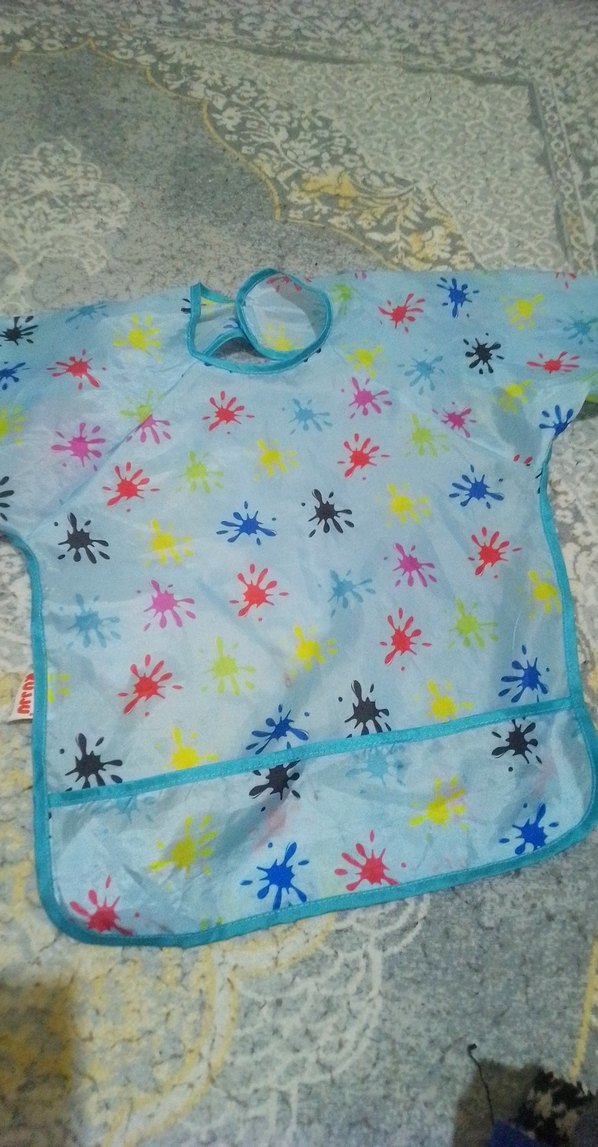 Renkli Batik Desenli Bebek Önlüğü - Görsel 3