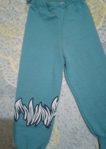 Pastel Mavi Kız Eşofman Takımı - Görsel 2