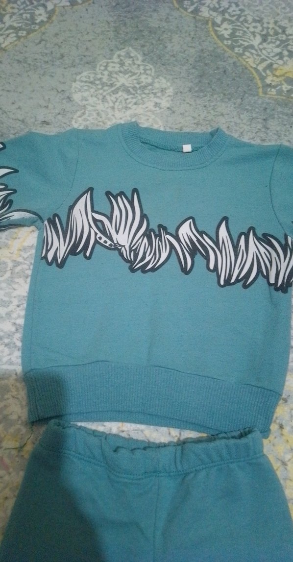 Pastel Mavi Kız Eşofman Takımı - Görsel 3