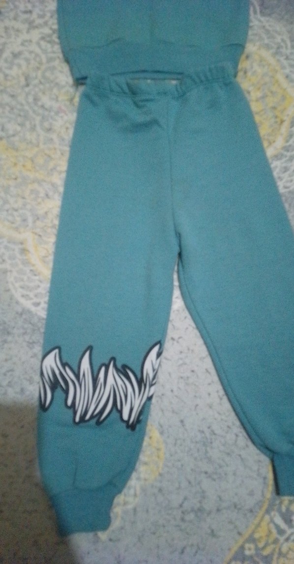 Pastel Mavi Kız Eşofman Takımı - Görsel 2