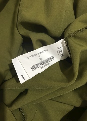 Kadın Haki Uzun Salaş Elbise - Görsel 2