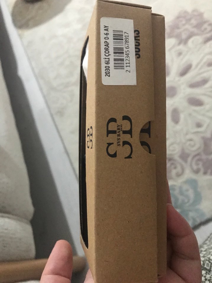 Kız Çocuk Baskılı Pamuklu Çorap Seti - Görsel 2