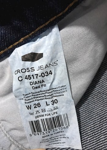 Koyu Lacivert Kadın Denim Pantolon - Görsel 5