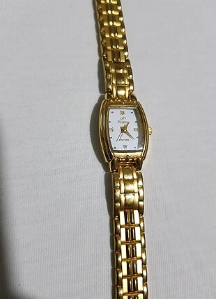  Beden altın Renk Orijinal Vestino Safir Camlı Kadın Saati