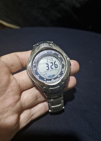 Beden siyah Renk Orijinal Casio Protrek Prg70t Dijital Erkek Kol Saati