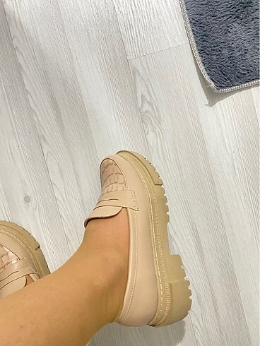 37 Beden camel Renk Loafer