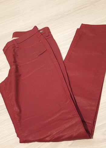 Bordo Kadin pantolon - Görsel 2