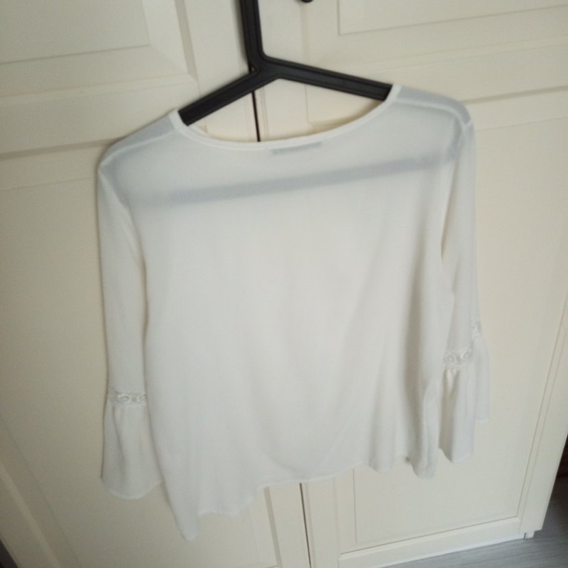 Nakışlı Beyaz Kadın  Bluz - Görsel 2