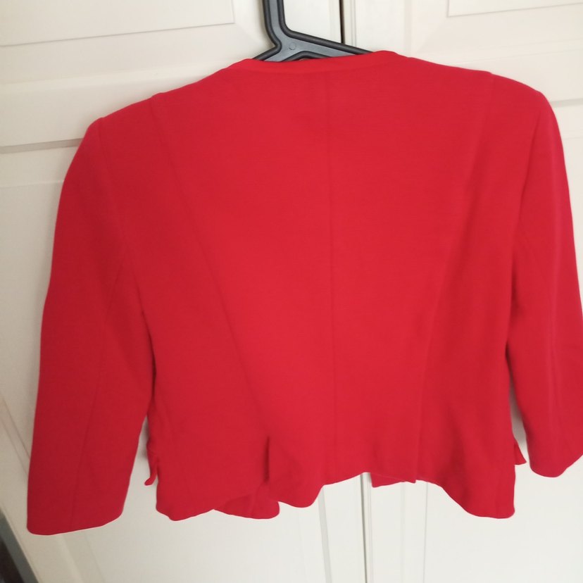 Mango Kırmızı Fermuarlı Mini Blazer - Görsel 2