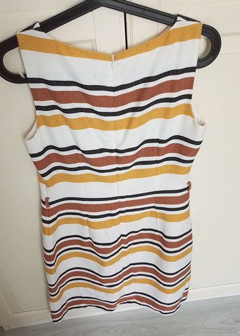 Koton Çizgili Kolsuz Midi Elbise - Görsel 2