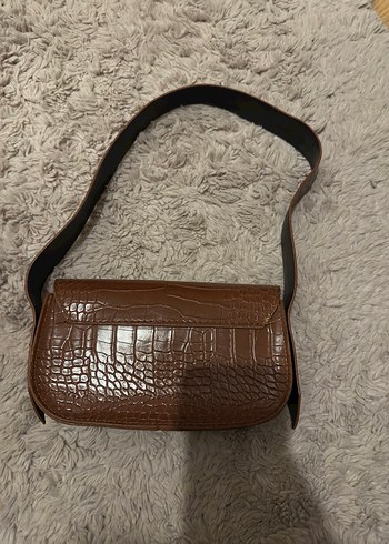 Kahverengi Deri Kadın Çanta - Görsel 3