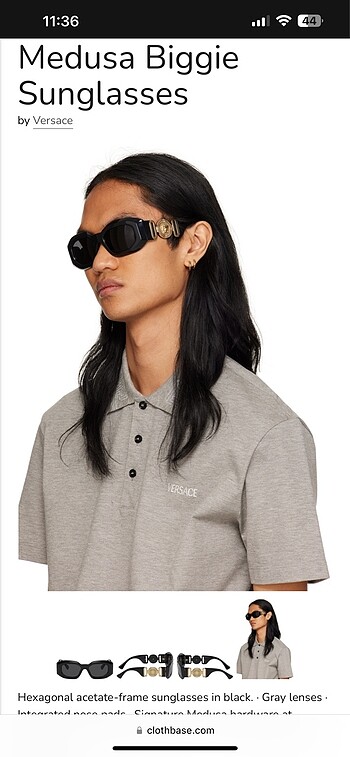 Versace gözlük VERSACE MAXI MEDUSA BIGGIE