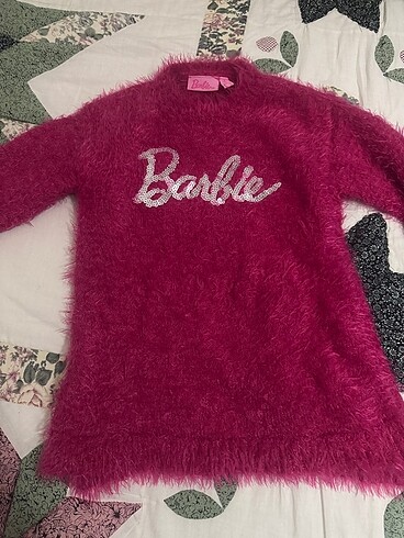 Barbie tüylü kazak