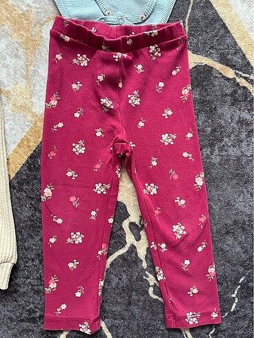 24-36 Ay Beden çeşitli Renk Tulum çıtçıtlı bluz ve tayt