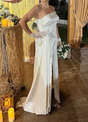m Beden Bir kere giyildi nikah elbisesi
