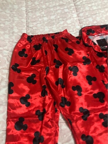 s Beden bordo Renk Kadın pijama takımı