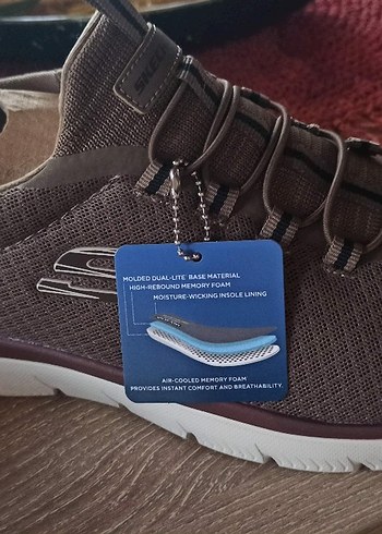 Beden ten rengi Renk Skechers Erkek Bej Spor Ayakkabı