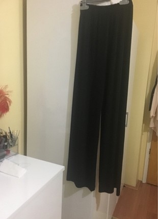 universal Beden siyah Renk Buzi bol pantolon